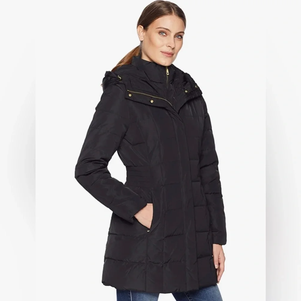 COLE HAAN BRAND NEW SIZE XS TAFFETA DOWN GORGEOUS DOWN JACKET - Picture 15 of 16